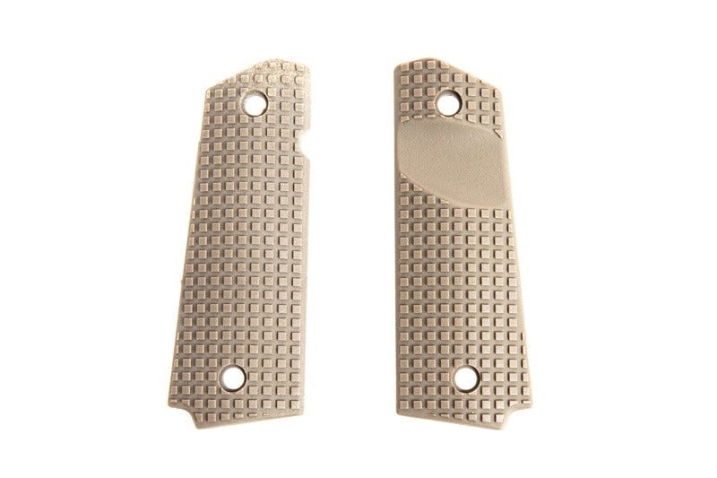 TYPE B polymer grip panels for Colt 1911 - Dark Earth