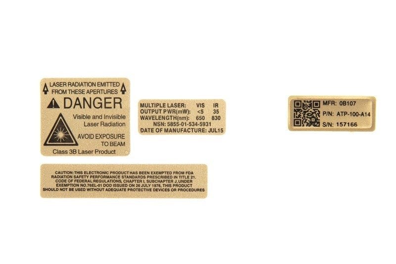 AN PEQ-15 Replica 02 Sticker Set