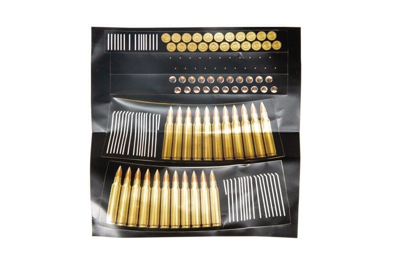 Dummy ammo sticker set for G36 magazine