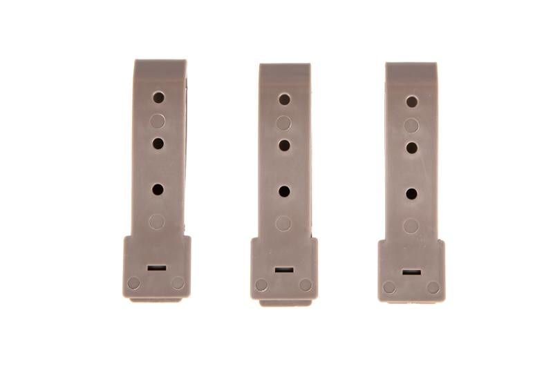 Set of 3 3" Polymer Buckles - Dark Earth by FMA on Airsoft Mania Europe