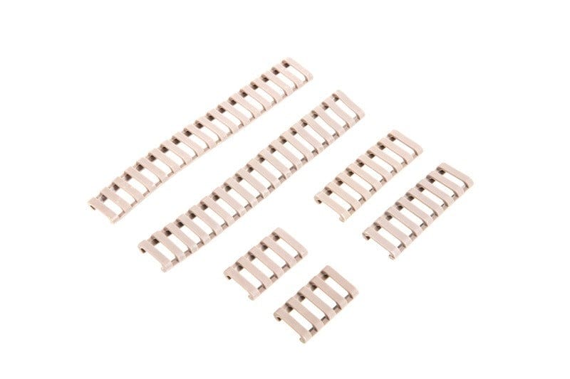 Set of RIS rail covering panels - dark earth