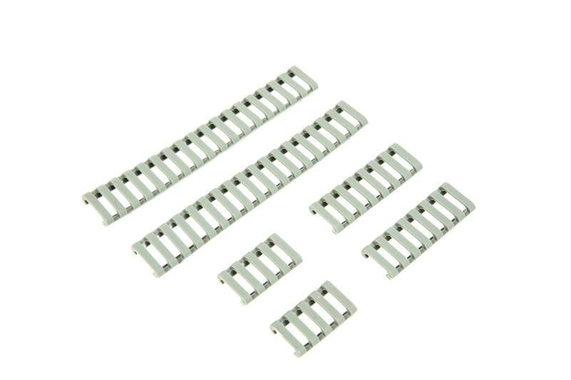 Set of RIS rail covering panels - foliage green