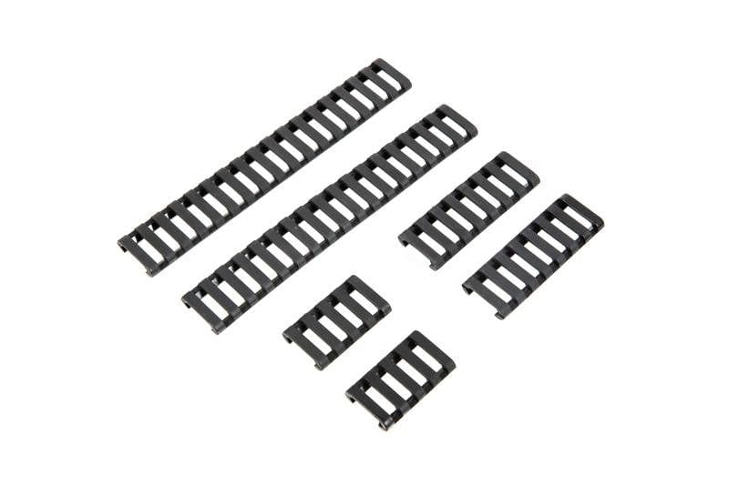 Set of RIS rail covering panels - black