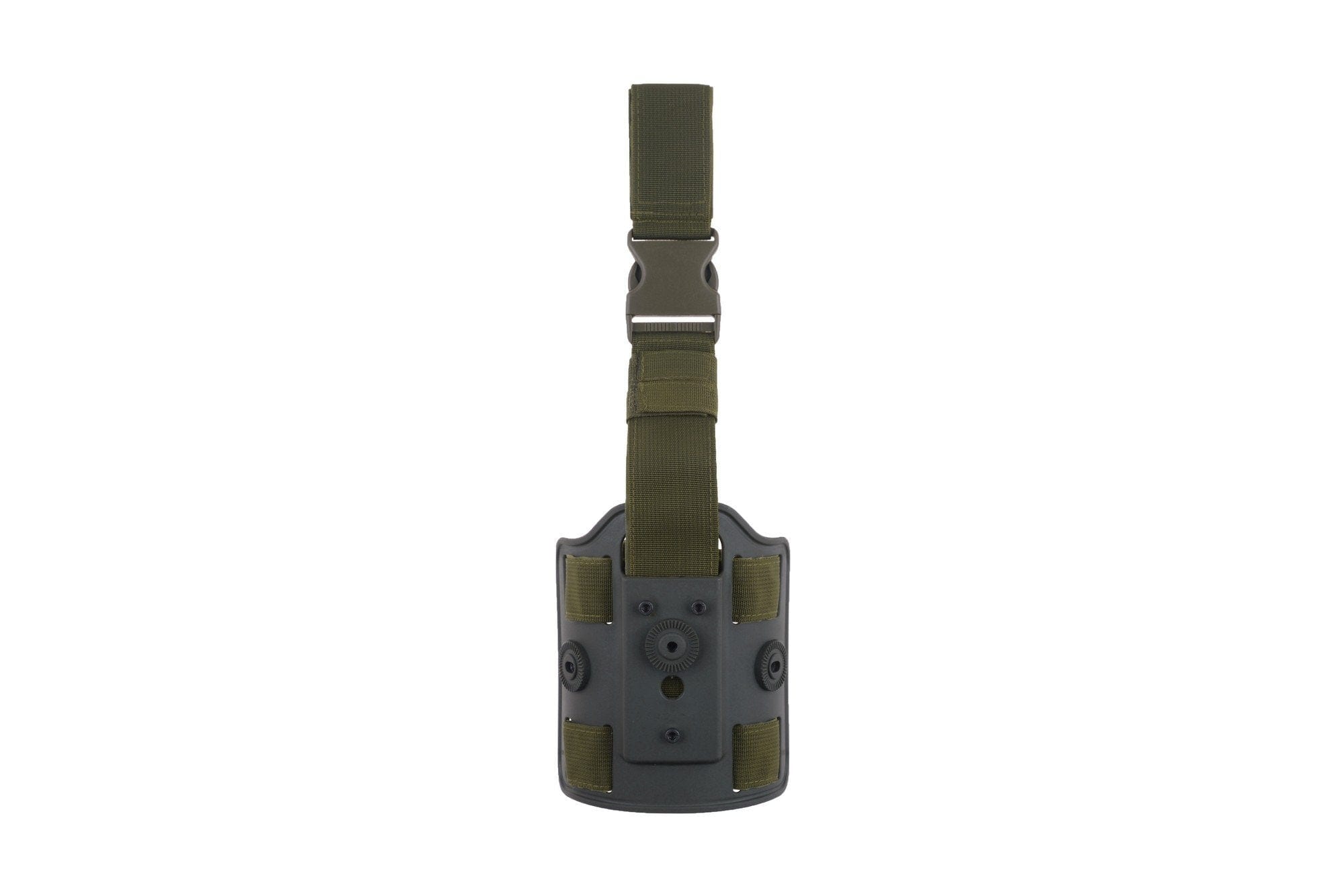 Compact drop leg panel - olive