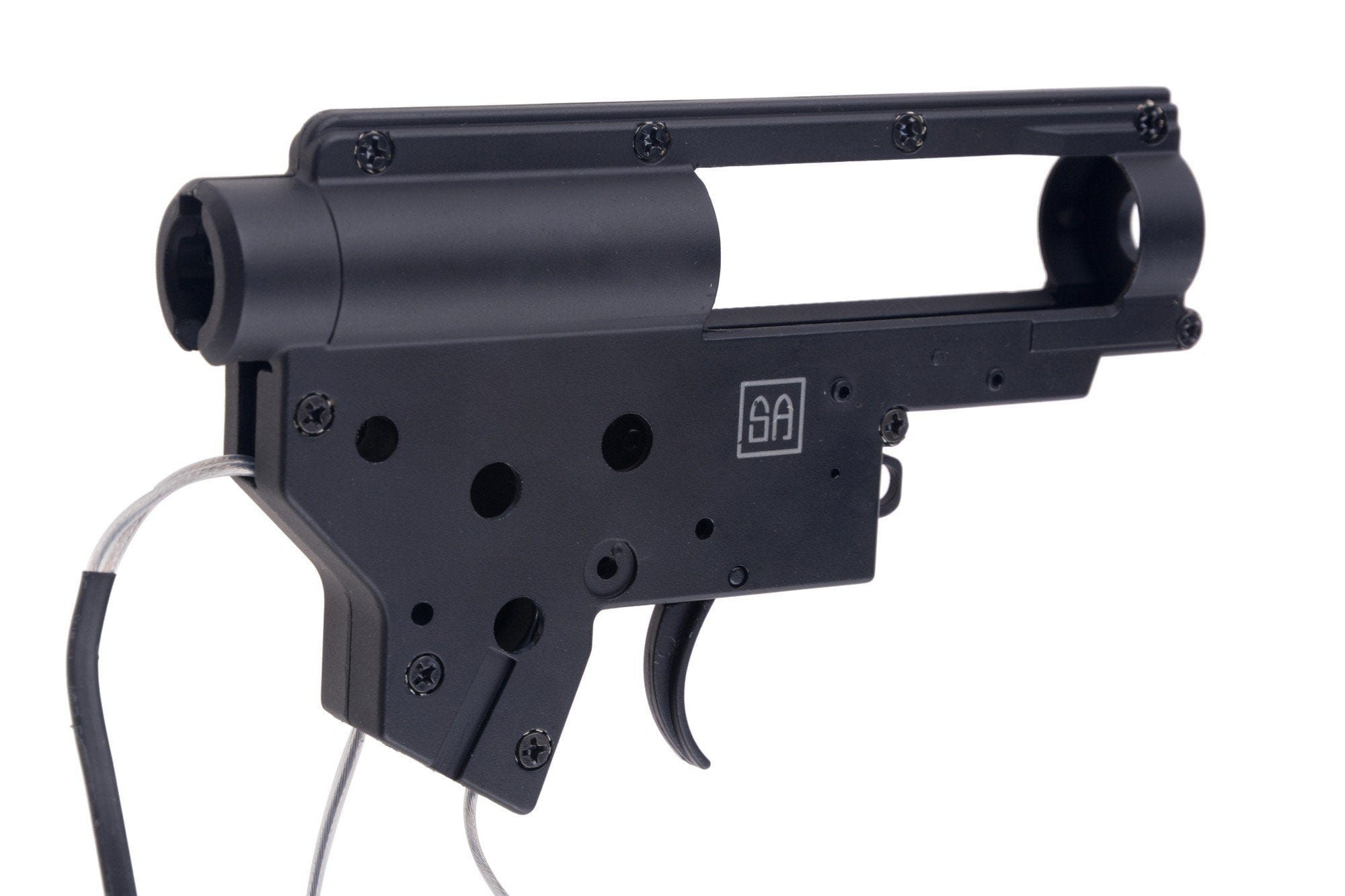 Reinforced gearbox v.2 with microswitch (rear wiring)