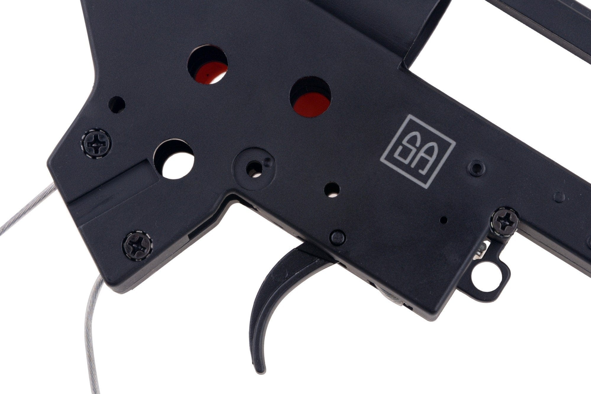 Reinforced gearbox v.2 with microswitch (rear wiring)