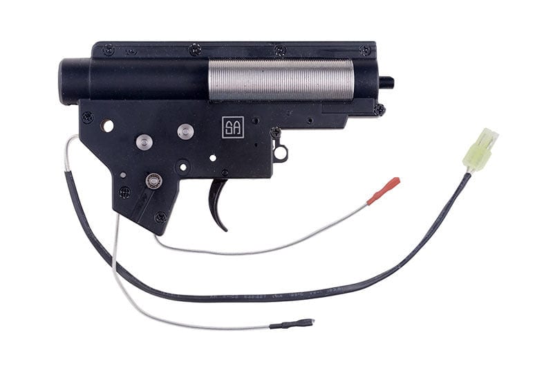 Complete, reinforced gearbox v.2 Mod2 with microswitch (rear wiring)