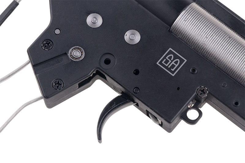 Complete, reinforced gearbox v.2 Mod2 with microswitch (rear wiring)