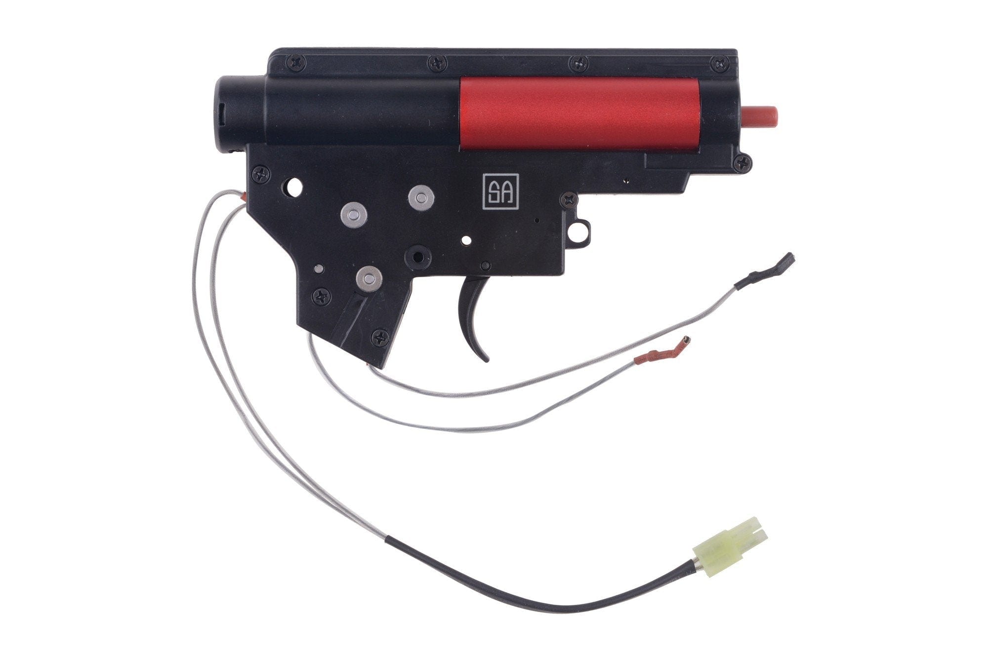 Complete reinforced gearbox v.2 the pin electronics (wiring on the back)