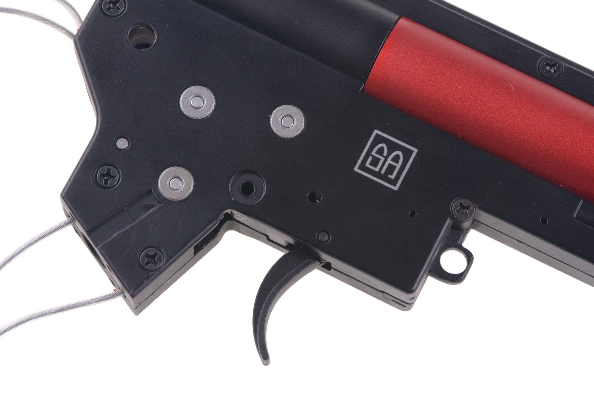 Complete reinforced gearbox v.2 the pin electronics (wiring on the back)