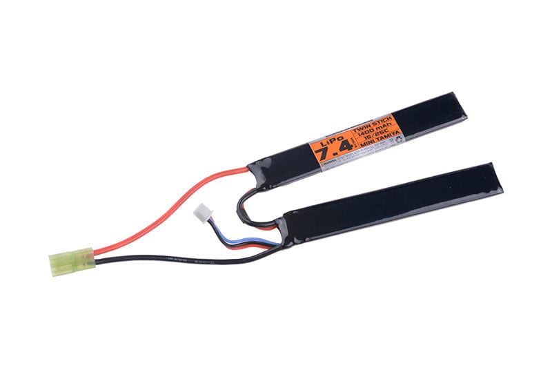 7.4V Valken Energy 1400mah 15 / 25C LiPo battery (2-module)