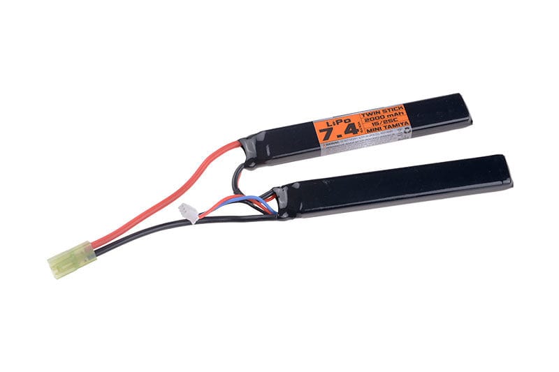 LiPo 7.4V Valken Energy 2000mAh 15 / 25C battery (2-module)