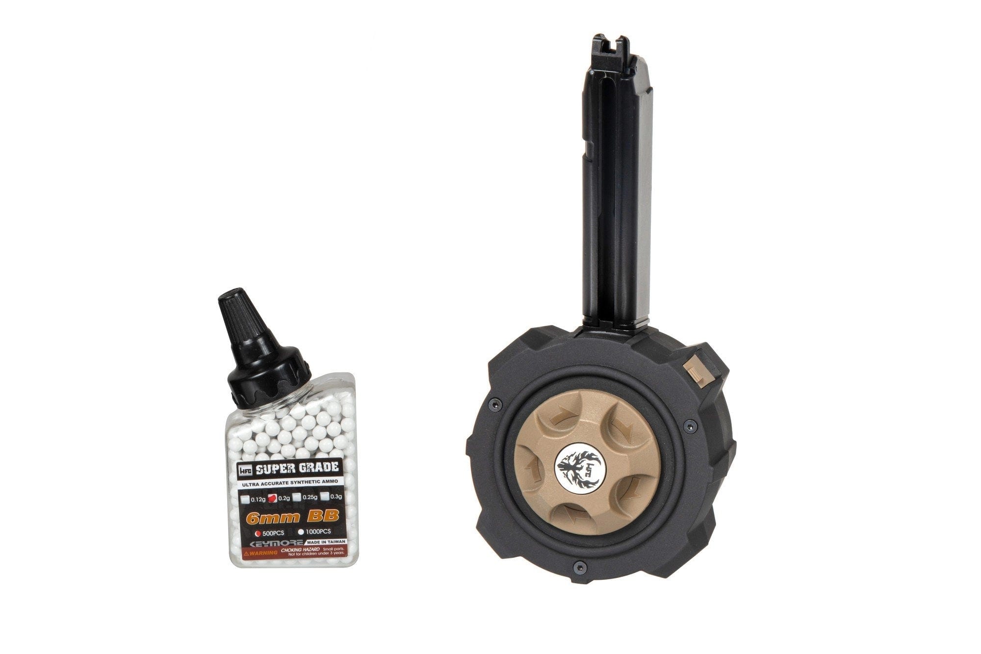 130rd Gas Drum Magazine for Glock 17