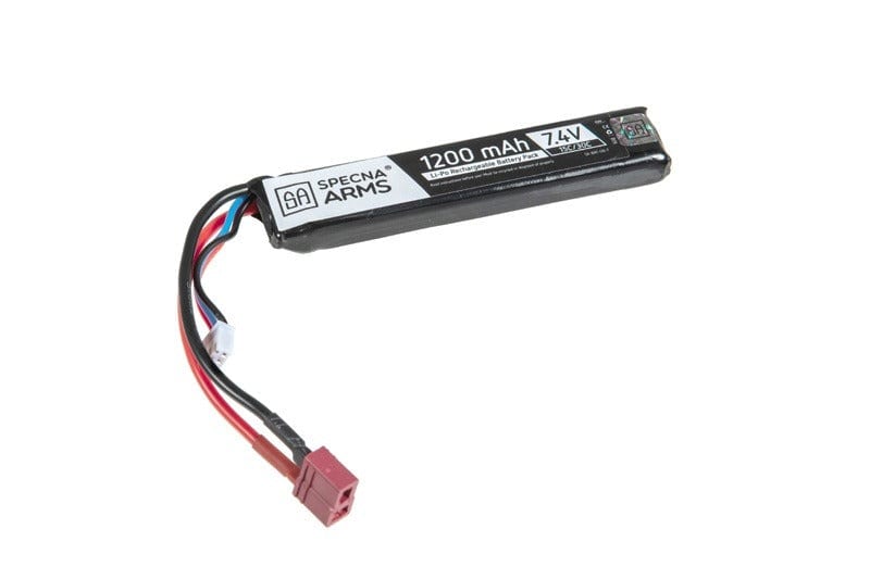 LiPo 7,4V 1200mAh 15/30C Battery - T-Connect (Deans)