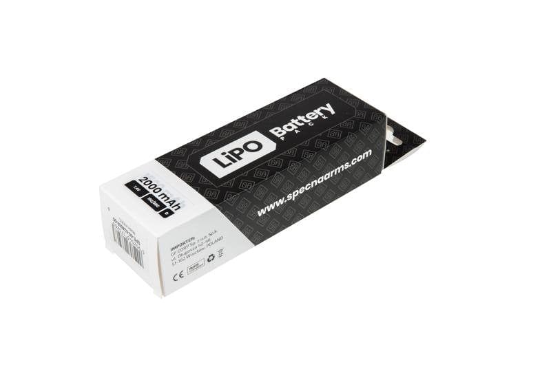 LiPo 7.4V Battery 2000mAh 15 / 30C - Nunchuk - T-Connect (Deans)