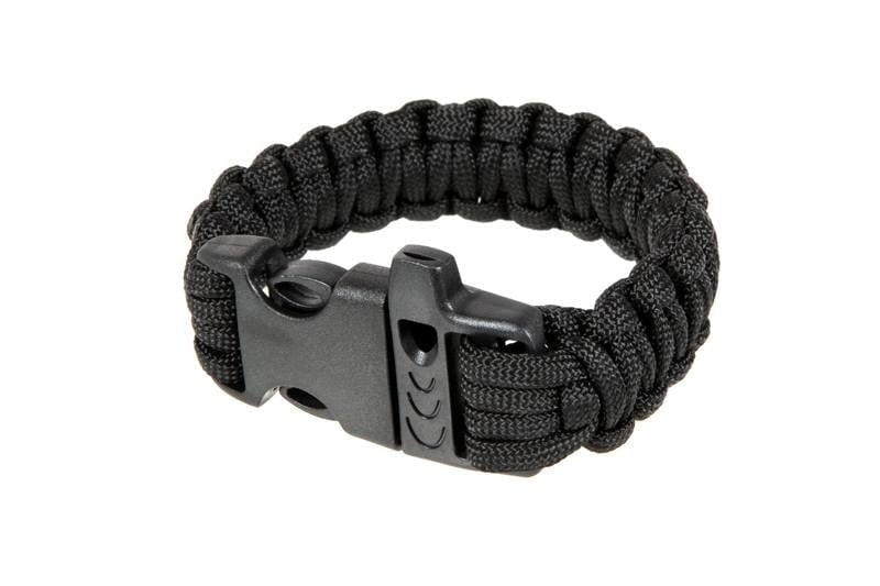 Survival Bracelet (Fastex) - Black