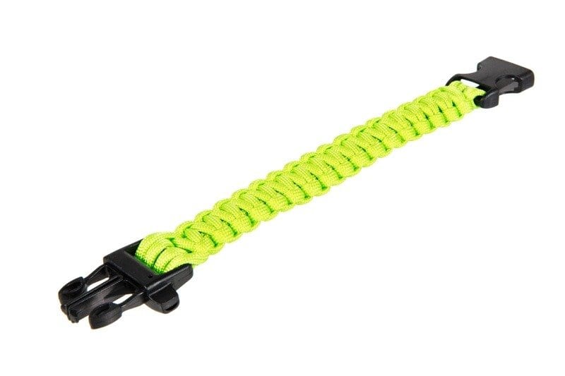 Survival Bracelet (Fastex) - Lime by Element on Airsoft Mania Europe