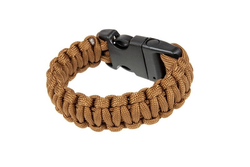 Survival Bracelet (Fastex) - Khaki by Element on Airsoft Mania Europe