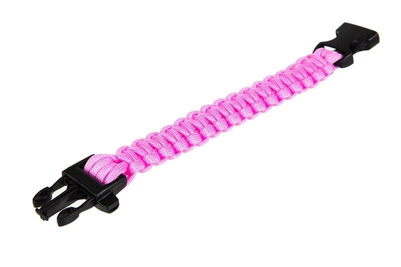 Survival Bracelet (Fastex) - Pink by Element on Airsoft Mania Europe