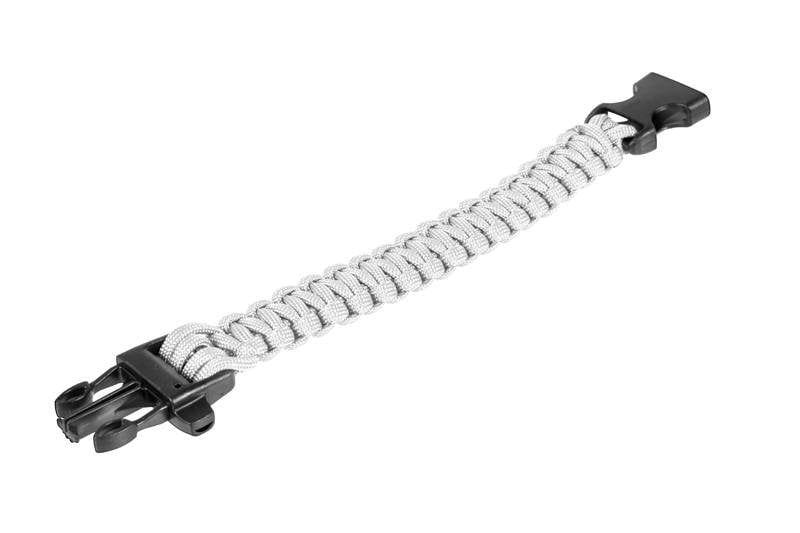 Survival Bracelet (Fastex) - White by Element on Airsoft Mania Europe