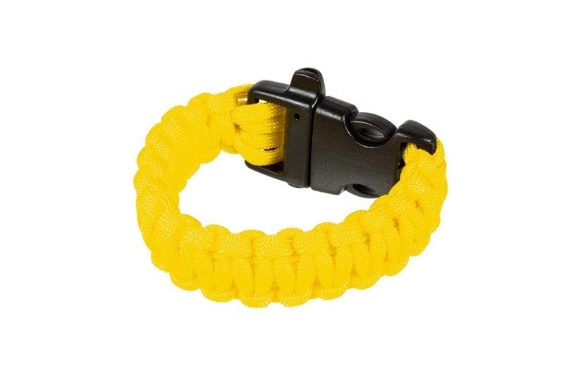 Survival Bracelet (Fastex) - Yellow by Element on Airsoft Mania Europe
