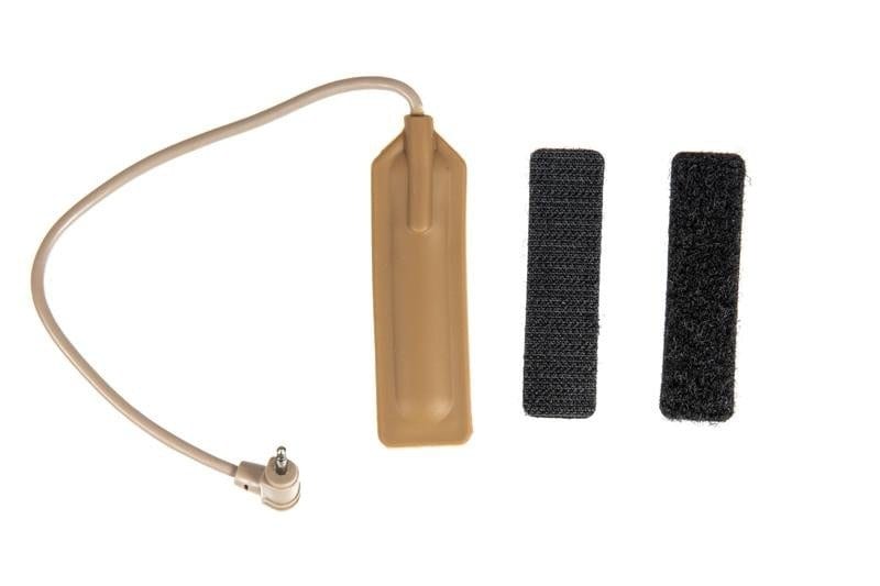 Gel Button for PEQ Devices - Dark Earth by Element on Airsoft Mania Europe