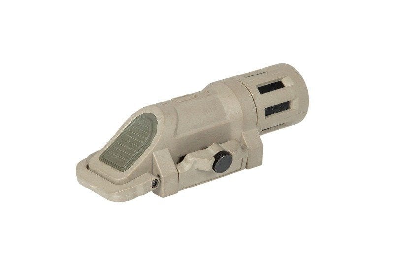 RIS tactical flashlight - tan by Night Evolution on Airsoft Mania Europe