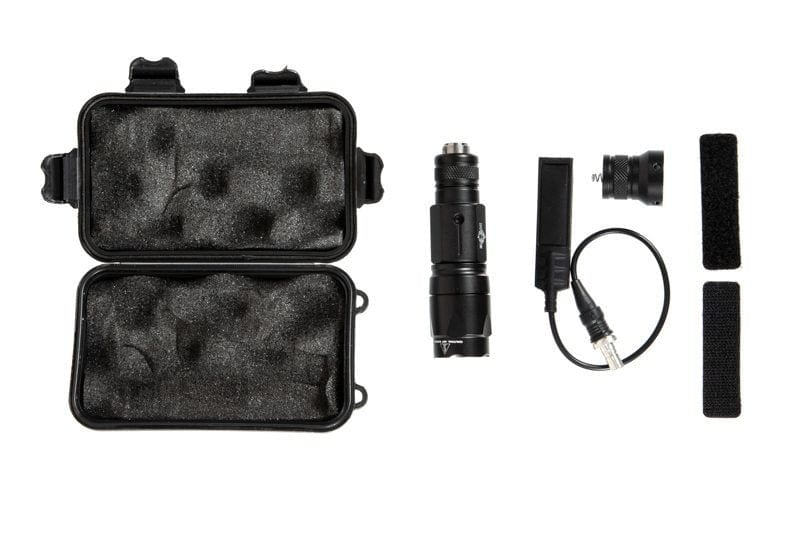 KRISS Vector Tactical Flashlight - Black by Night Evolution on Airsoft Mania Europe