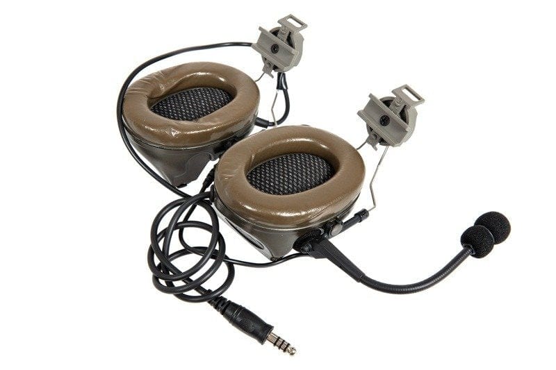 FAST Com II Headset - olive by Zeta Tactical on Airsoft Mania Europe