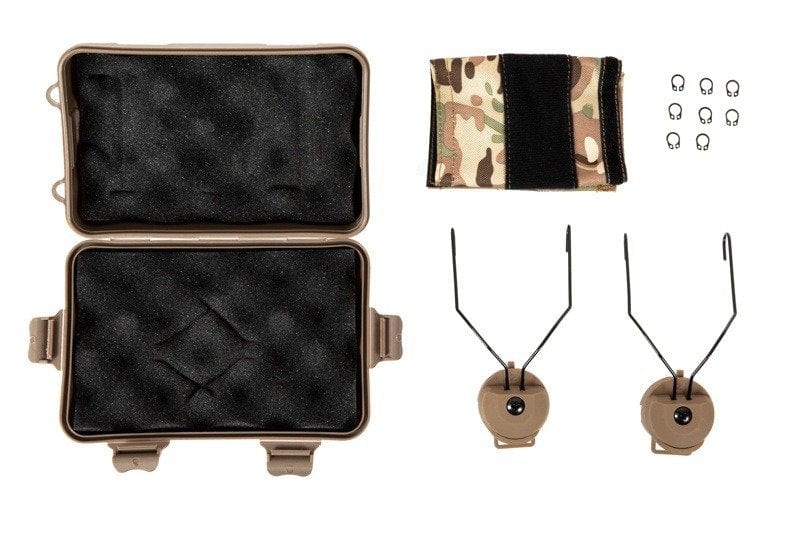 MSA Helmet Adapter - Dark Earth by Zeta Tactical on Airsoft Mania Europe