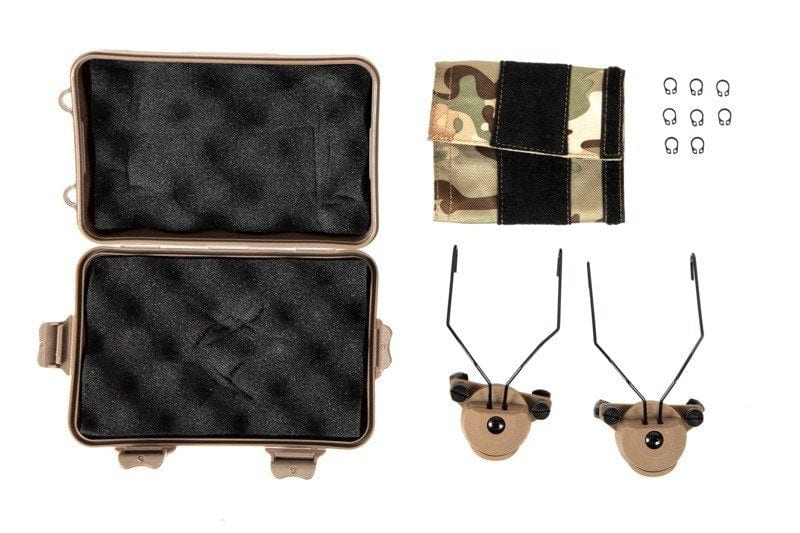 MSA Helmet Adapter - Dark Earth by Zeta Tactical on Airsoft Mania Europe