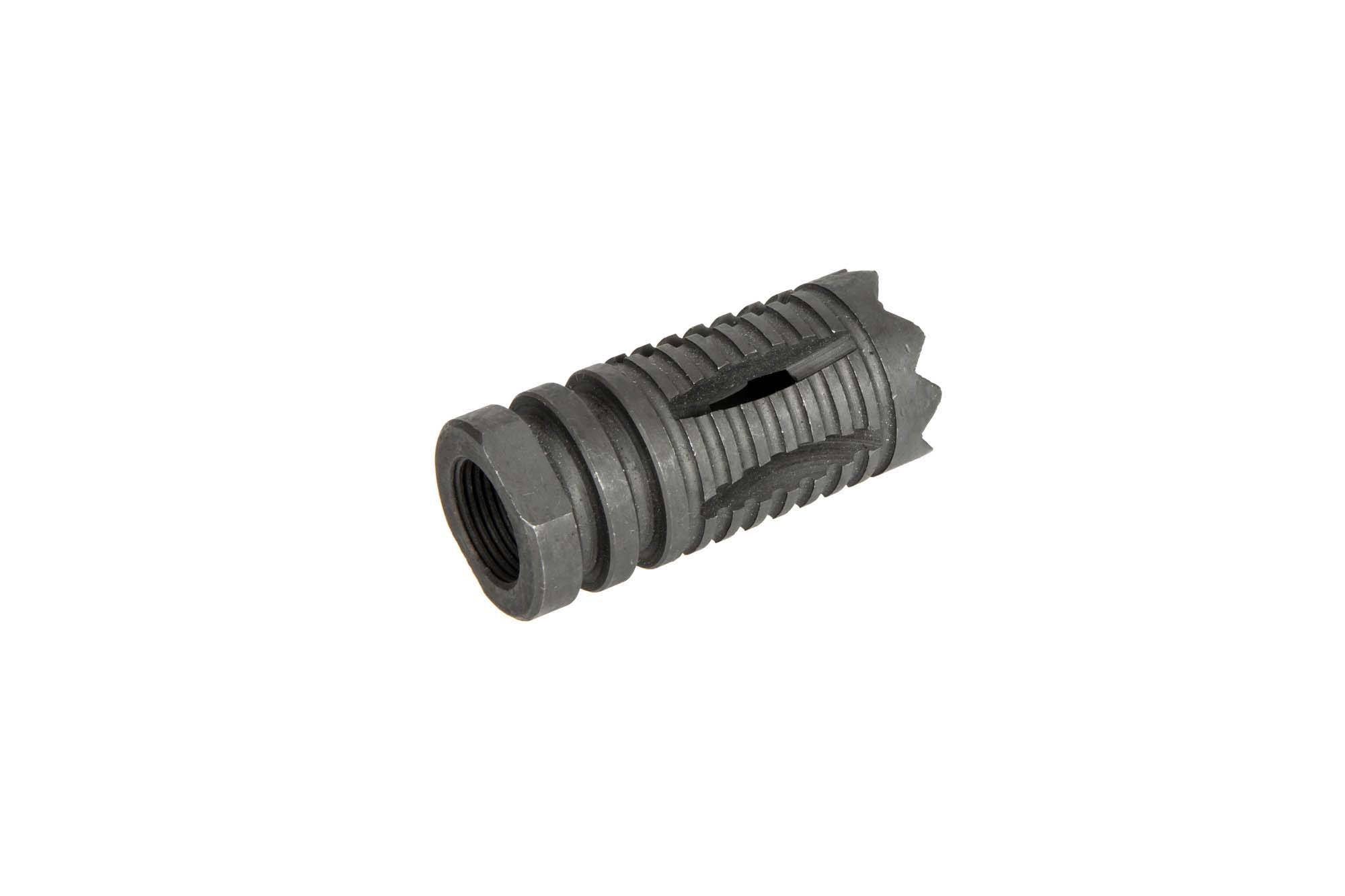 Steel flash hider - 14mm CW/CCW