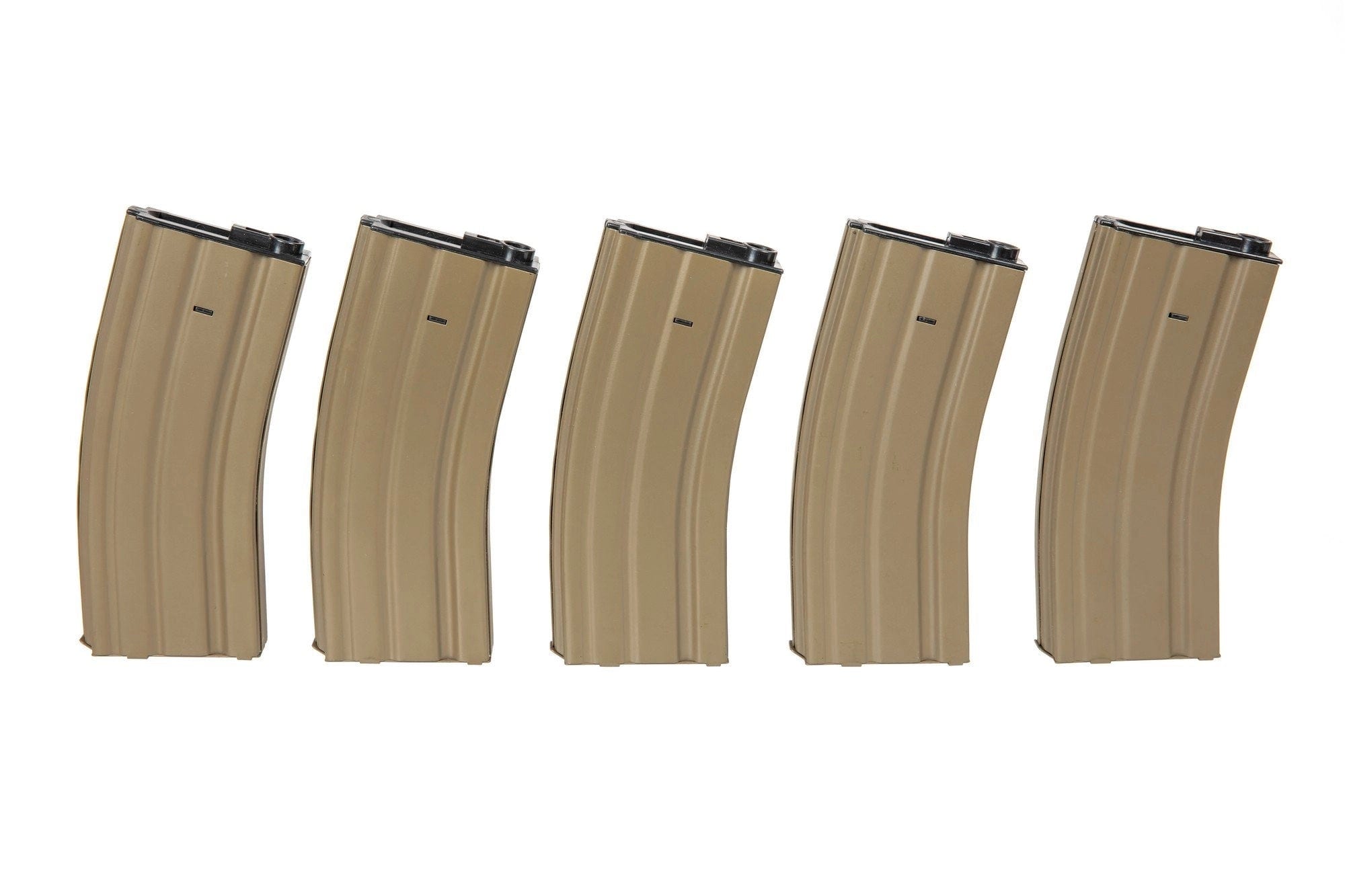 5x Hi-Cap 300 BB Magazines for M4 - Tan