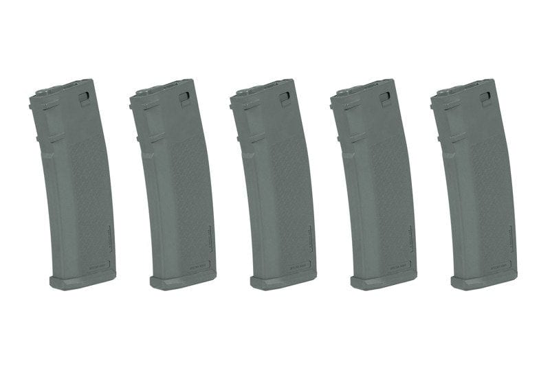 Set of 5 S-Mag Hi-Cap 300 BB Magazines - Chaos Grey