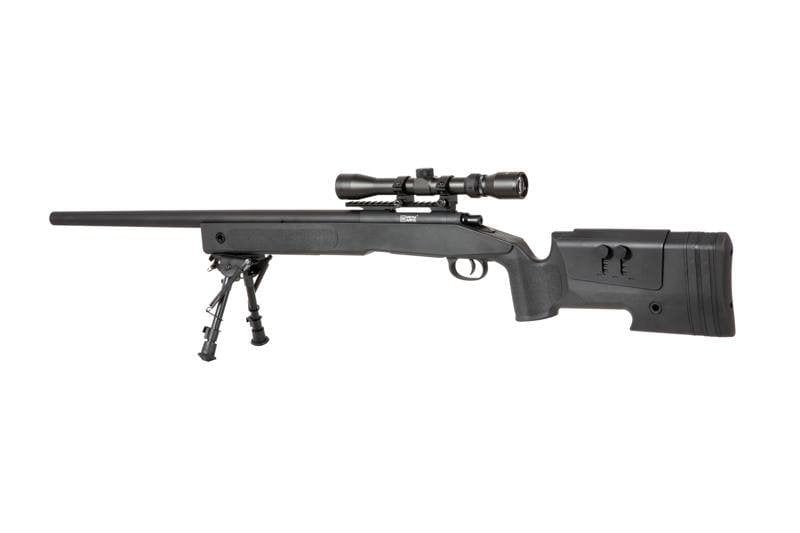 SA-CORE ™ S02 replica sniper rifle with scope and bipod - black