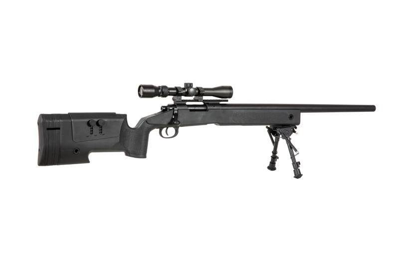 SA-CORE ™ S02 replica sniper rifle with scope and bipod - black