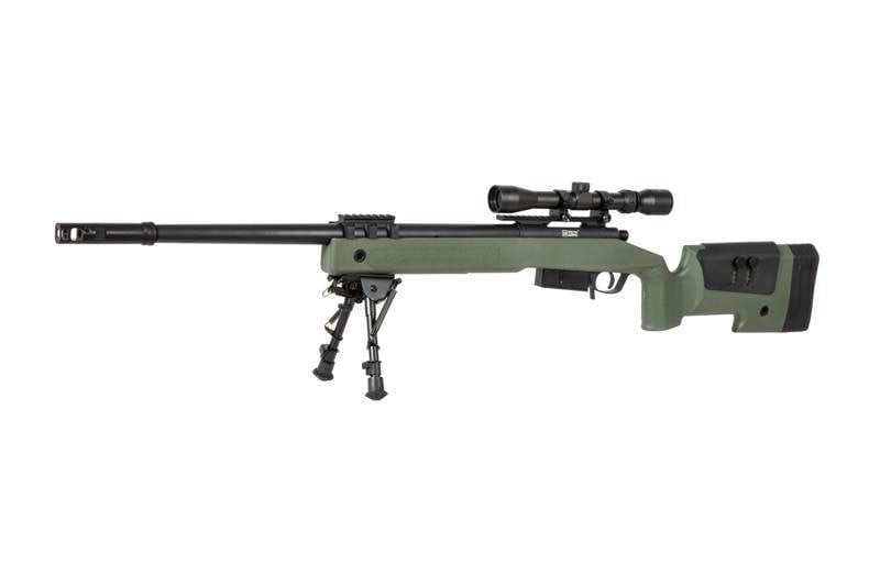 SA-CORE ™ S03 replica sniper rifle with scope and bipod - olive