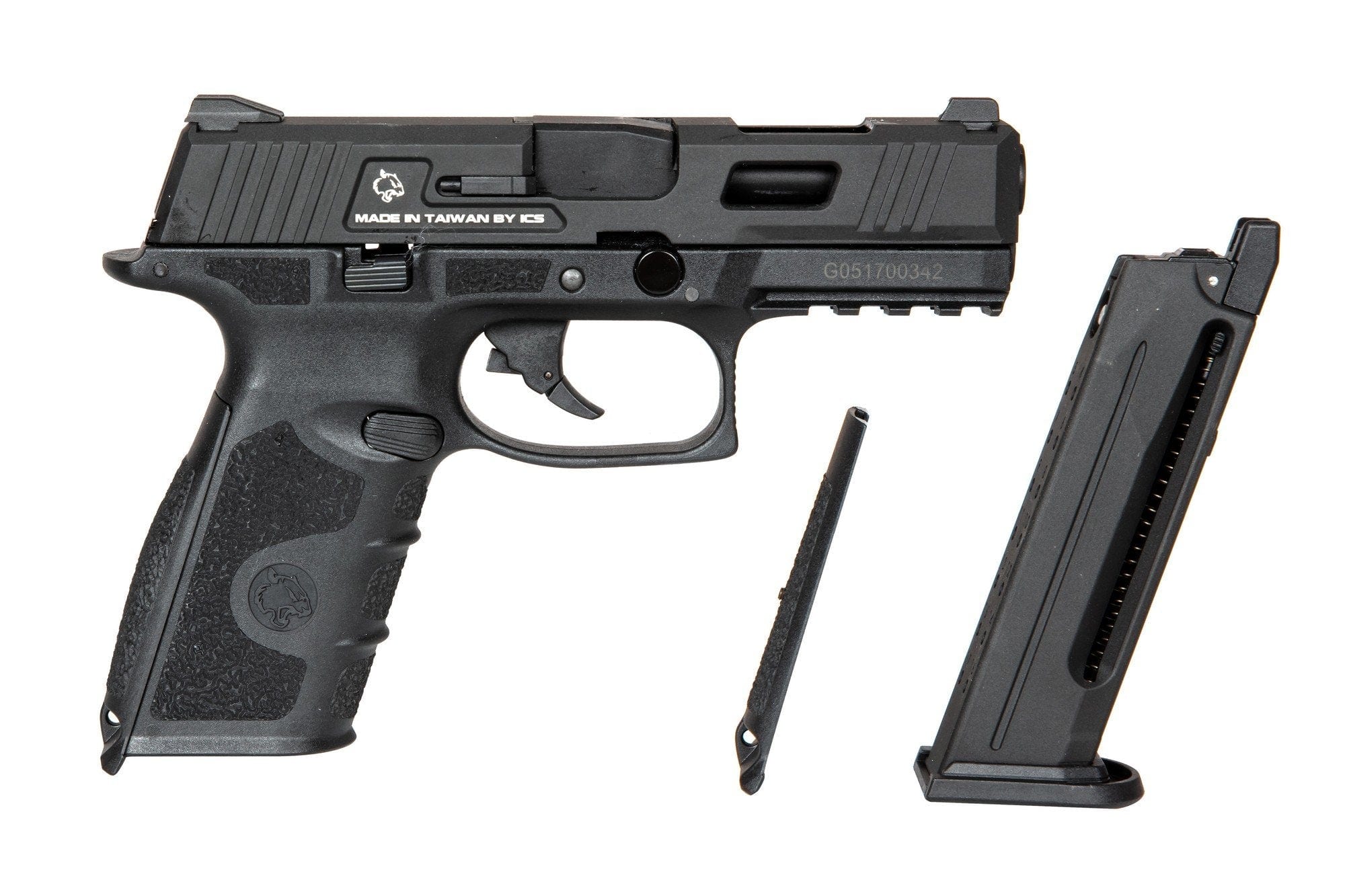 BLE-XFG Pistol Replica - Black by ICS on Airsoft Mania Europe