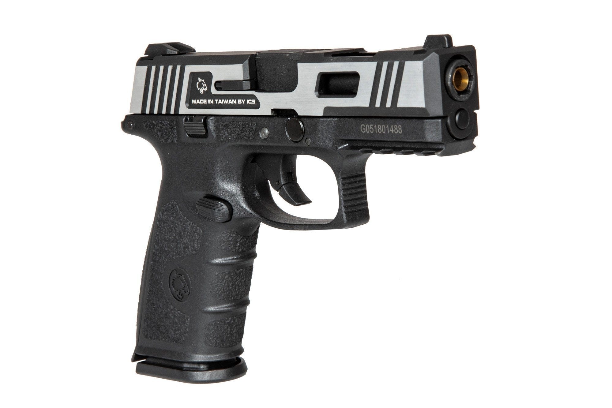 BLE-XFG Pistol Replica - black / silver by ICS on Airsoft Mania Europe