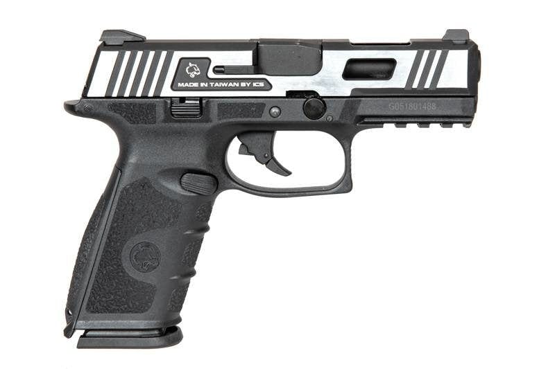 BLE-XFG Pistol Replica - black / silver by ICS on Airsoft Mania Europe