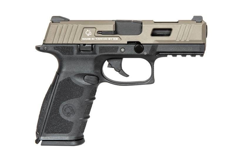 BLE-XFG Pistol Replica - black / tan by ICS on Airsoft Mania Europe
