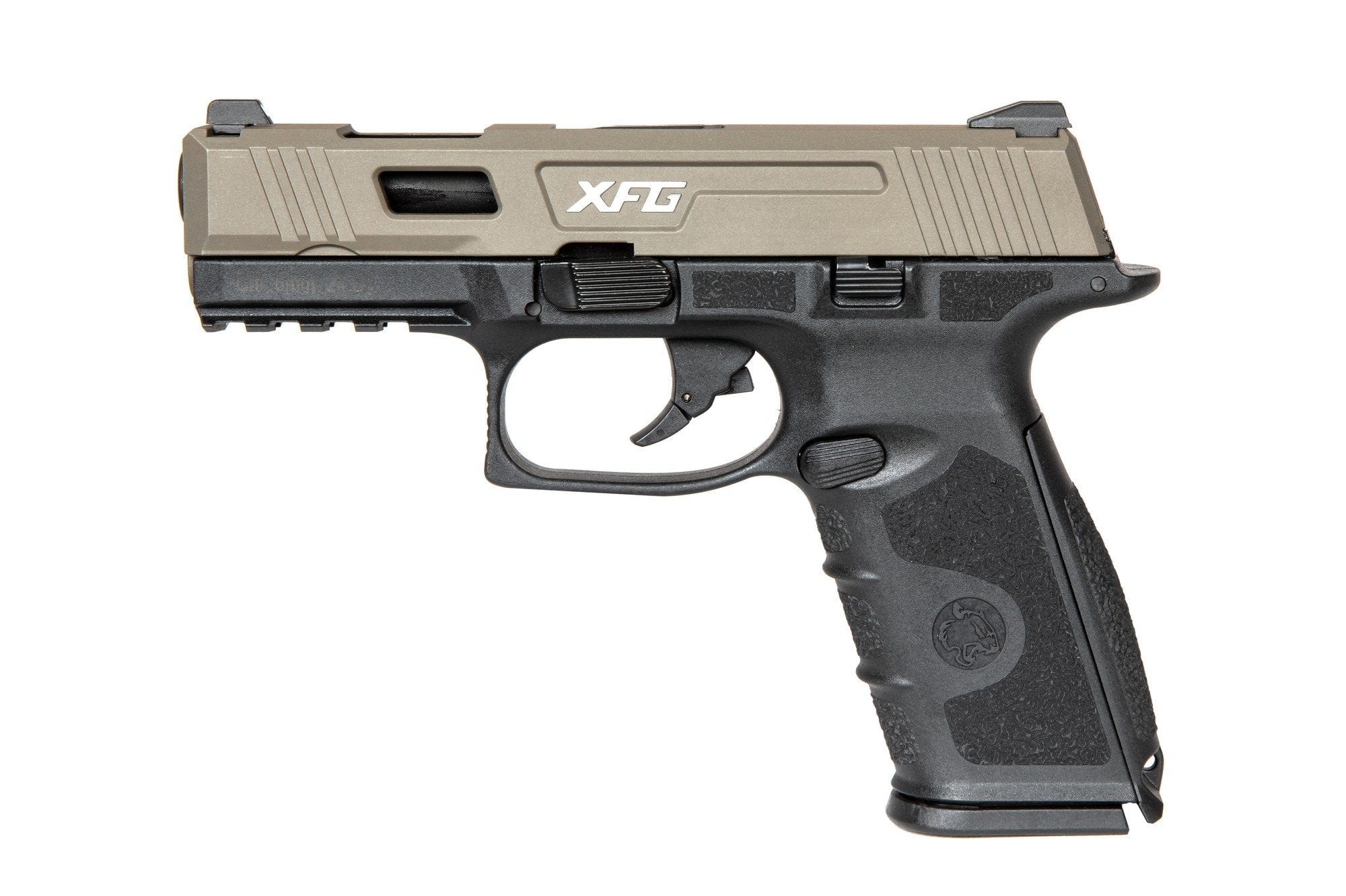 BLE-XFG Pistol Replica - black / tan by ICS on Airsoft Mania Europe
