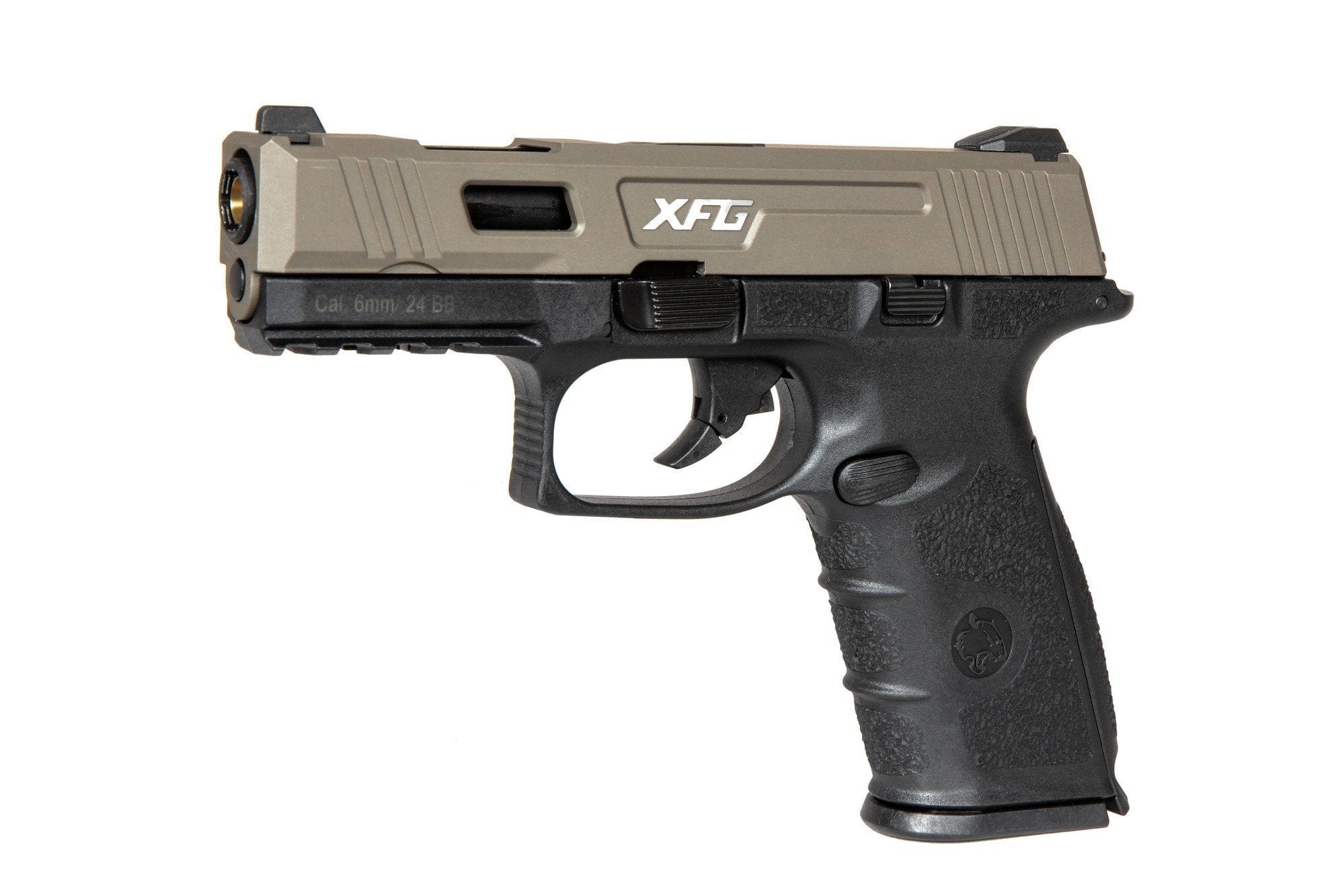 BLE-XFG Pistol Replica - black / tan by ICS on Airsoft Mania Europe