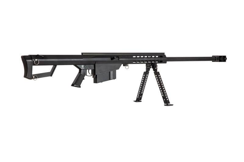 SW-024 M82A1 Barrett sniper rifle with bipod - black