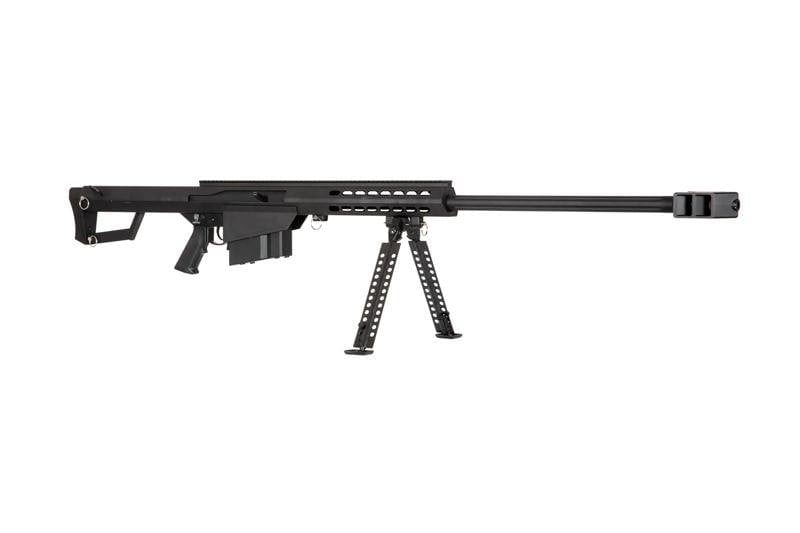 SW-024 M82A1 Barrett sniper rifle with bipod - black