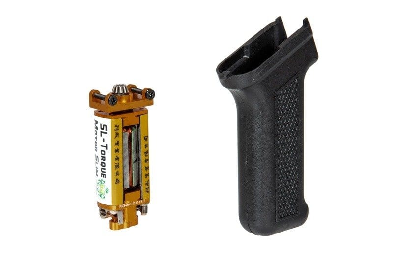 Slim Pistol Grip + SL-Torque Motor for AK type replicas - black