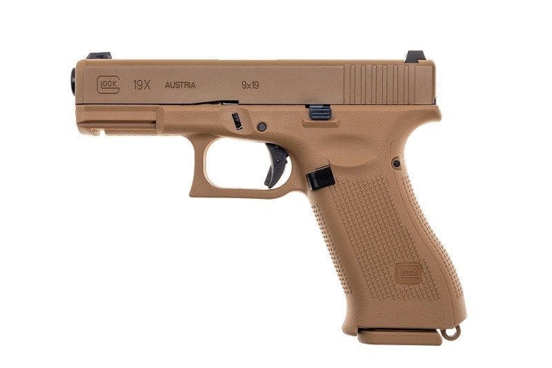 Airsoft GLOCK 19 X Gas GBB Pistol - Coyote Brown