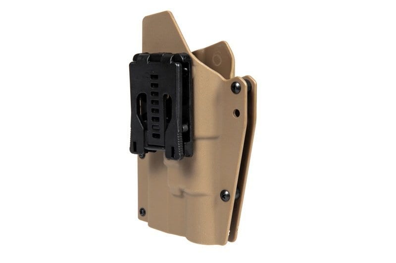 Tactical holster for G17L replicas with flashlight - Dark Earth by FMA on Airsoft Mania Europe