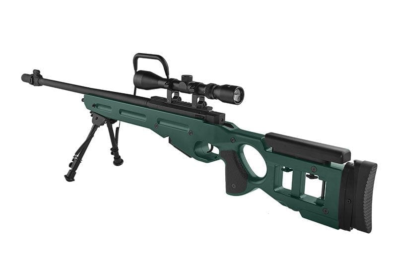 SV-98 CORE ™ sniper rifle replica with scope and bipod - green russian