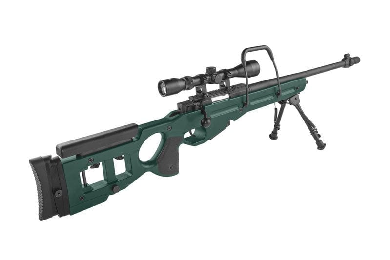 SV-98 CORE ™ sniper rifle replica with scope and bipod - green russian